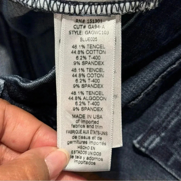 Free People Dark Wash Skinny Jeans Size 28 - Picture 10 of 10